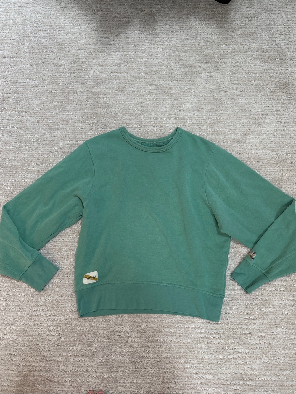 Tracksmith Green Crewneck Sweatshirt